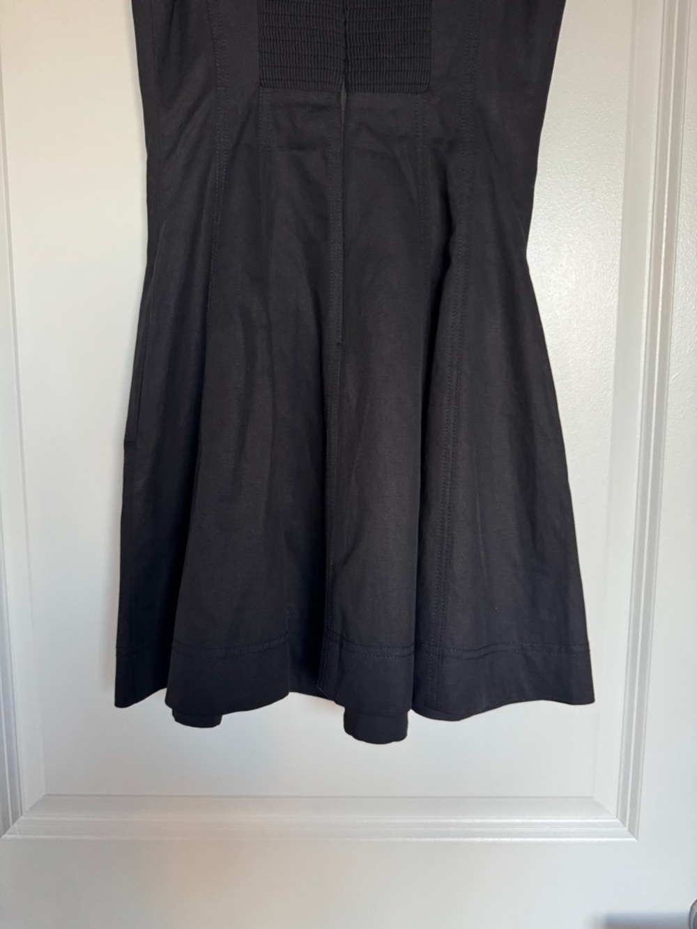 NWT!! | MADEWELL Women’s Seamed Open Squareneck Mini Dress | Jet Black | Size 00 - Picture 10 of 15
